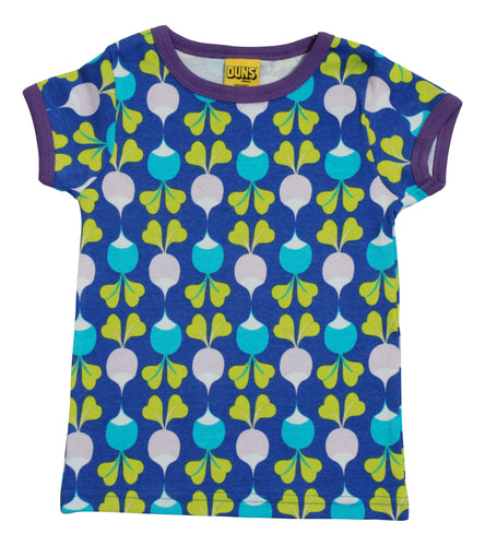 Duns Short Sleeve Top - Big Blue Radish